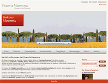 Tablet Screenshot of maremma-toskana.de